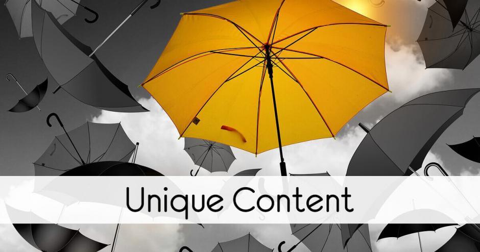 Unique Content im Marketing