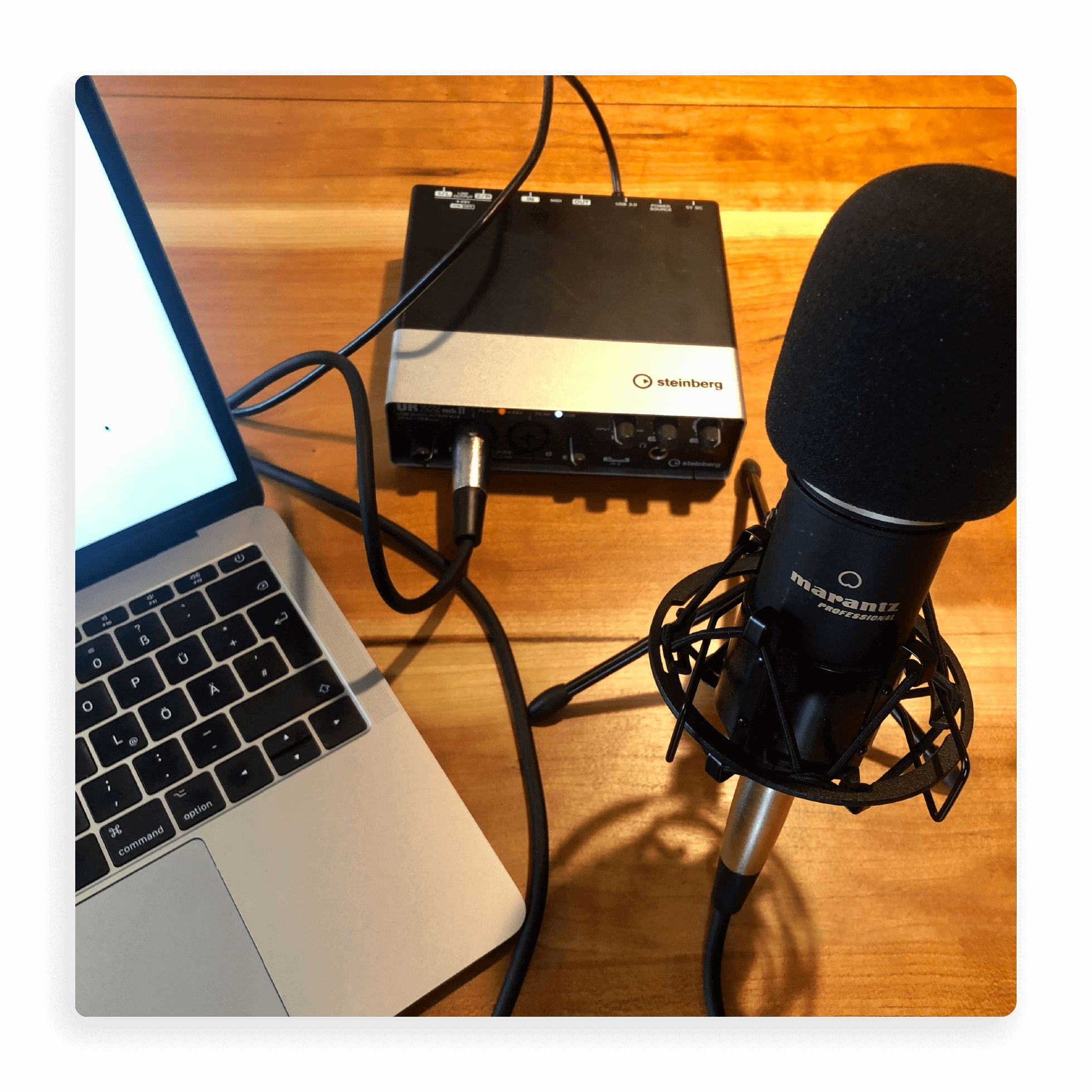 Aufnahme-Setup
