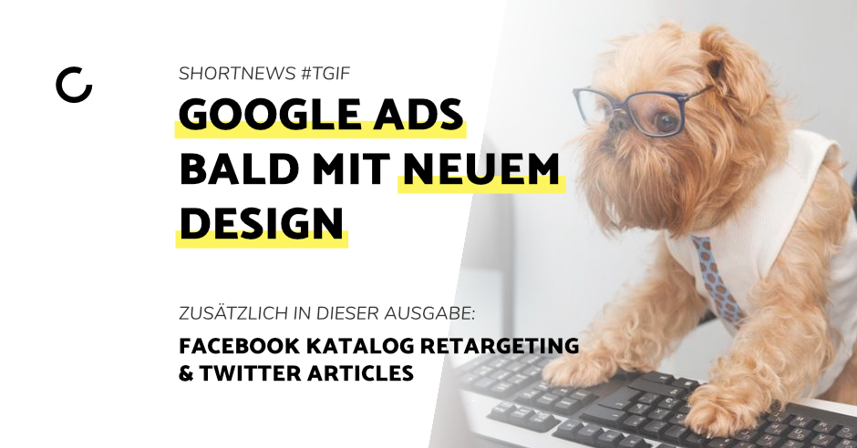 Blogbeitrag GA neues Design