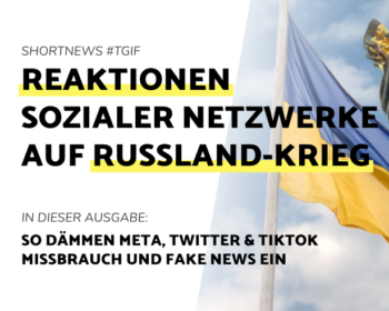 Blogbeitrag Reaktion Social Media Russland Krieg