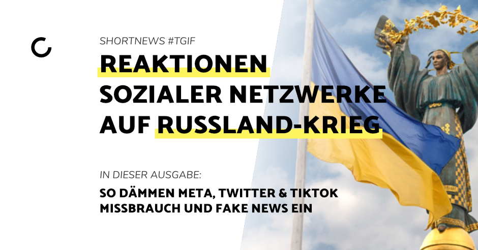 Blogbeitrag Reaktion Social Media Russland Krieg