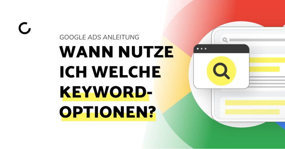 Keyword-Optionen in Google Ads