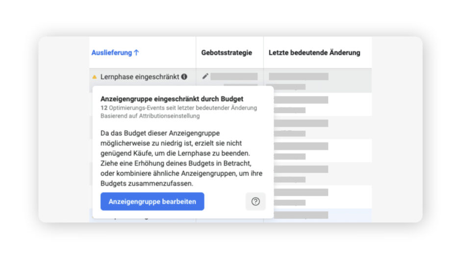facebook lernphase beeinträchtigt