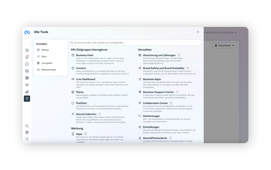 Meta Business Suite Tools