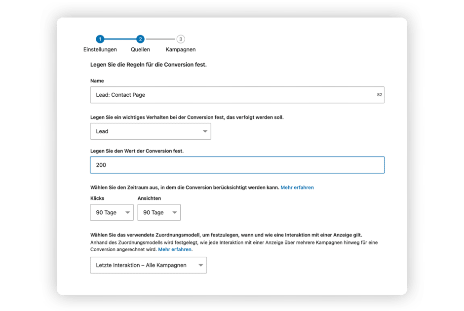 Conversions erstellen mit der LinkedIn Conversions API