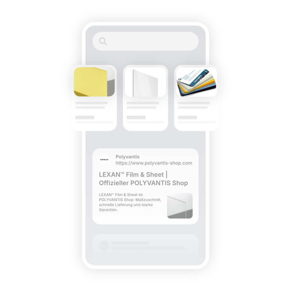 Mockup Google Shopping Ads