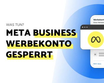 Titelbild: Meta Business Werbekonto gesperrt