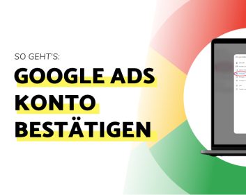 Google Ads Konto bestätigen