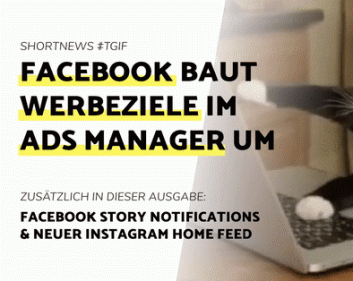 Blogbeitrag Umbau Werbeziele Facebook